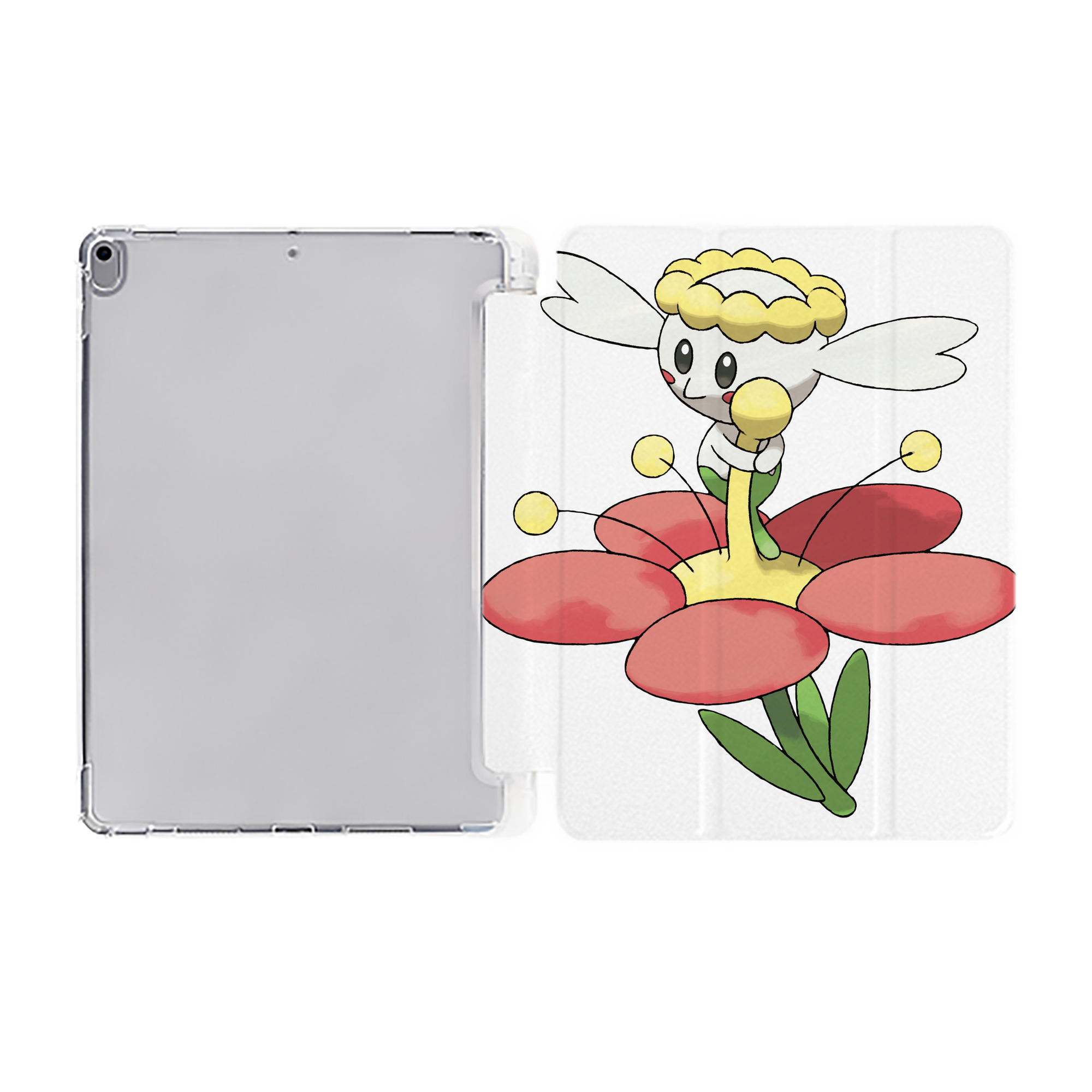 （画像用） ポケットモンスター Pokémon IPad ケース ペン収納付き 三つ折りスタンド PUレザー×シリコン 対応機種9.5/10.5/10.9インチ